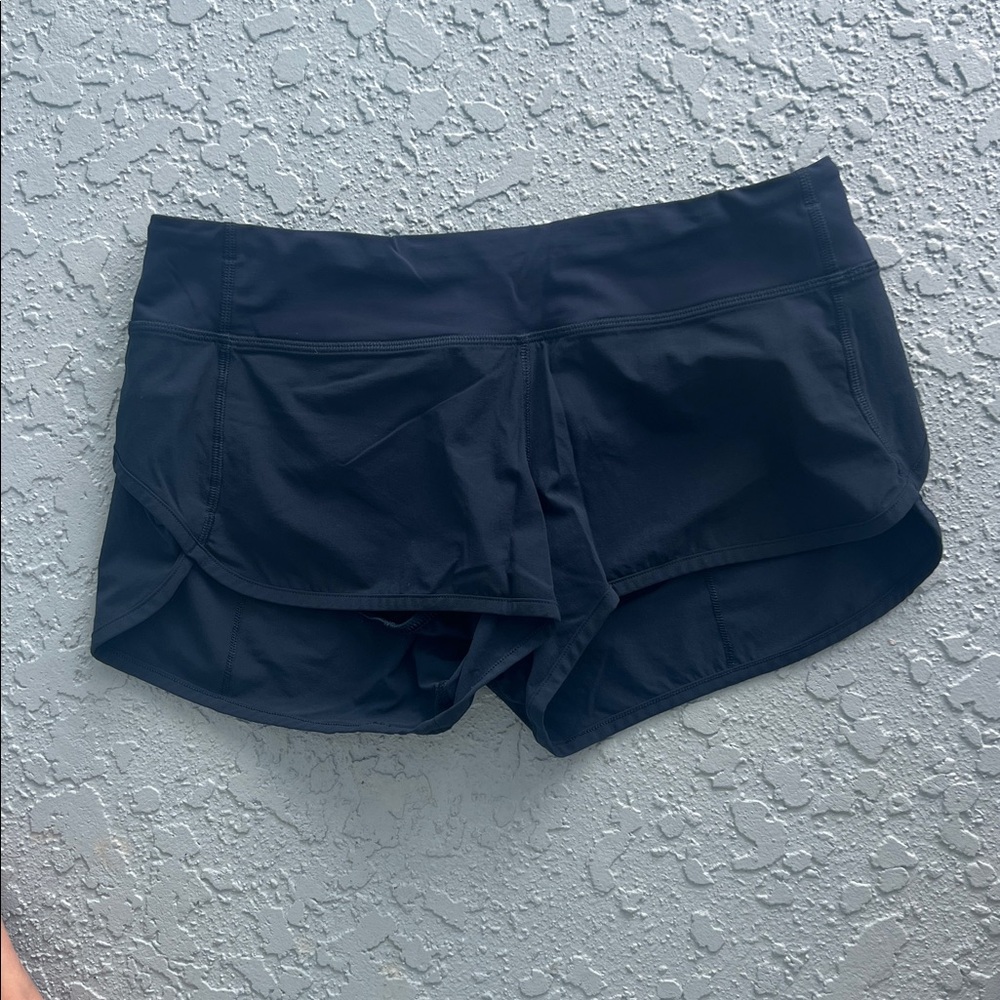 Lululemon Navy Blue Run Speed Run Shorts